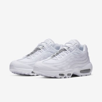 Nike Air Max 95 Essential - Férfi Utcai Cipő - Fehér/Platina/Titán/Fehér